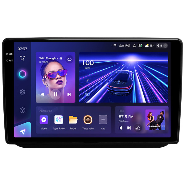 Штатная магнитола Teyes CC3 2k 6+128 Gb 360° Skoda Fabia 2 2007-2014 10″