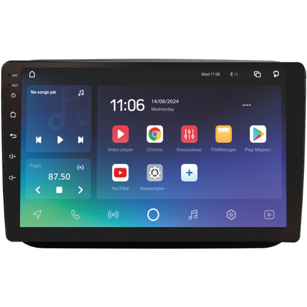 Штатна магнітола SIGMA PRO 10432 ANDROID 10 4+32 Gb 4G DSP Skoda Fabia 2 2007-2014 10