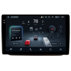 Штатна магнітола Teyes CC4 Pro 8+128 Gb Skoda FABIA RAPID 2007-2014 Sliver 10" 2k