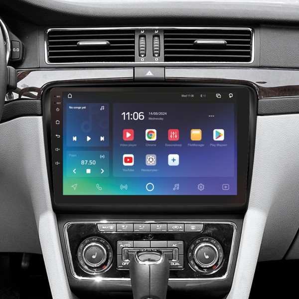 Штатна магнітола SIGMA PRO 10432 ANDROID 10 4+32 Gb 4G DSP Skoda Superb 2 B6 2008-2015 10