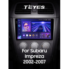 Штатная магнитола Teyes CC3 2k 4+32 Gb Subaru Impreza GD GG 2002-2007 9″