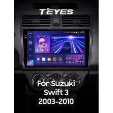 Штатная магнитола Teyes CC3 2k 6+128 Gb Suzuki Swift 3 2003-2010 10″