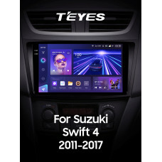 Штатная магнитола Teyes CC3 2k 6+128 Gb Suzuki Swift 4 2011-2017 9″