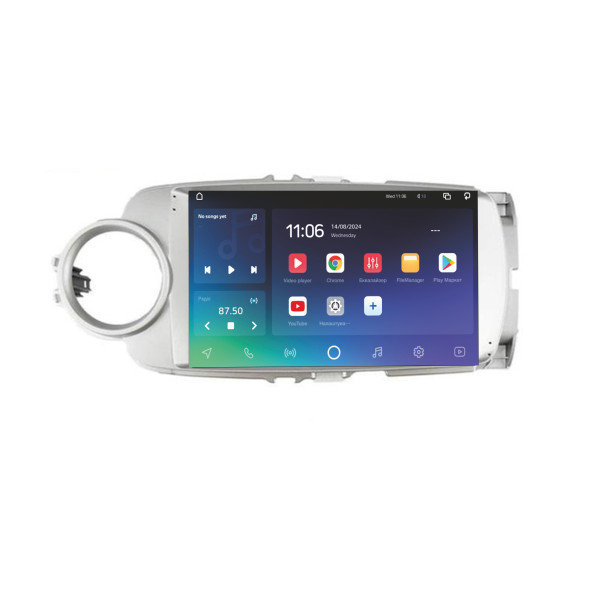Штатна магнітола SIGMA PRO 9432 ANDROID 10 4+32 Gb 4G DSP Toyota Yaris Vios 2012-2017 Silver 9