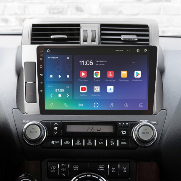 Штатная магнитола Sigma Pro 10464 4+64 Gb Toyota Land Cruiser Prado 150 2013-2017 10″