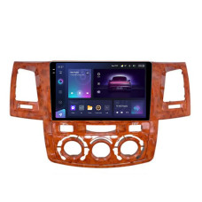 Штатна магнітола Teyes CC3 4+64 Gb Toyota Fortuner 1 AN50 AN60 HILUX Revo Vigo 2008-2014 brown 9" 2k