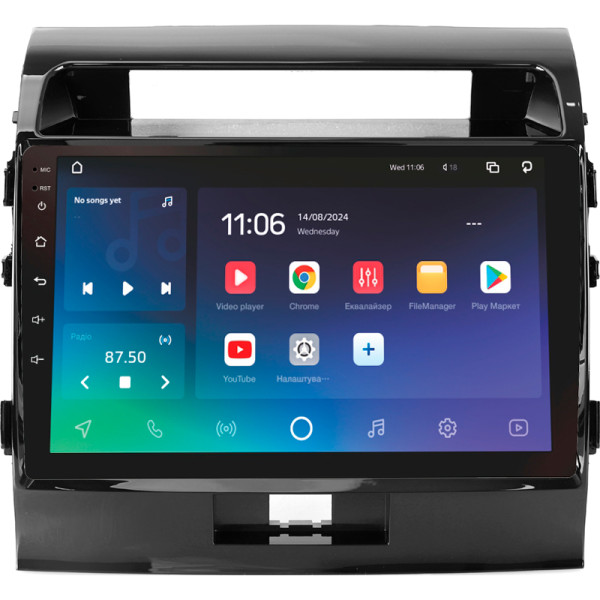 Штатна магнітола SIGMA PRO 10432 ANDROID 10 4+32 Gb 4G DSP Toyota Land Cruiser 11 200 (F1) 2007-2015 10