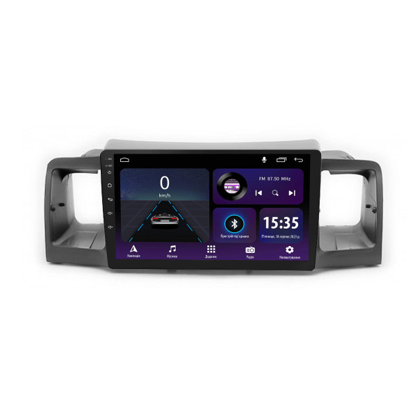 Штатна магнітола SIGMA E9232 ANDROID 10 2+32 Gb Toyota Corolla E130 E120 2000-2004 Black 9