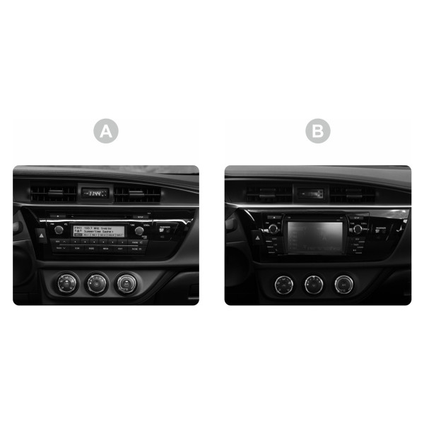 Штатная магнитола Sigma F10216 2+32 Gb Toyota Corolla 11 Middle East 2013-2017 (A) 10″