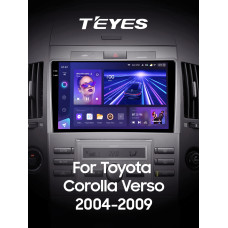 Штатная магнитола Teyes CC3 2k 4+32 Gb Toyota Corolla Verso AR10 2004-2009 (F2) 9″