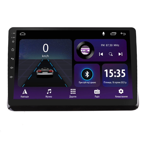 Штатна магнітола SIGMA E10232 ANDROID 10 2+32 Gb Toyota NOAH ESQUIRE VOXY 2014-2018 UV Black 10