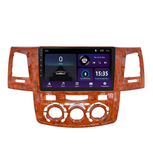 Штатна магнітола SIGMA E9232 ANDROID 10 2+32 Gb Toyota Fortuner 1 AN50 AN60 HILUX Revo Vigo 2008-2014 brown 9