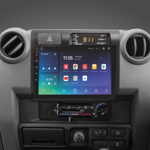 Штатна магнітола SIGMA PRO 9432 ANDROID 10 4+32 Gb 4G DSP Toyota Land Cruiser 70 Series LC 79 2007-2020 9