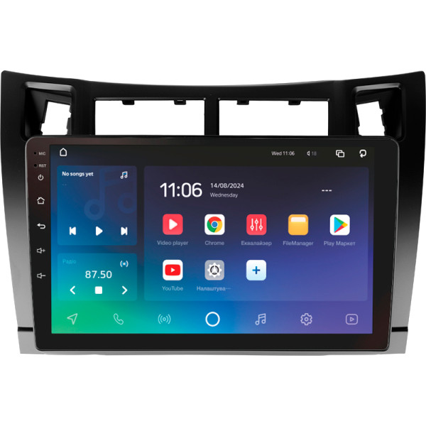 Штатная магнитола Sigma Pro 9464 4+64 Gb Toyota Yaris XP90 2005-2012 (F1) 9″