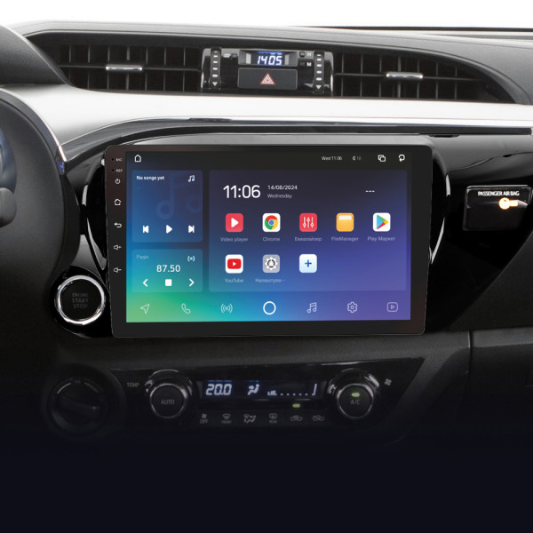 Штатна магнітола SIGMA PRO 10432 ANDROID 10 4+32 Gb 4G DSP Toyota Hilux Pick Up AN120 2015-2020 10