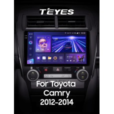 Штатная магнитола Teyes CC3 2k 6+128 Gb 360° Toyota Camry 7 XV 50 55 Middle East 2012-2014 10″