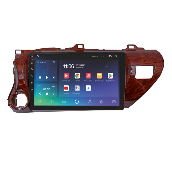 Штатна магнітола SIGMA X10432 ANDROID 10 4+32 Gb 4G DSP Toyota Hilux Pick Up AN120 2015-2020 Mahogany 10