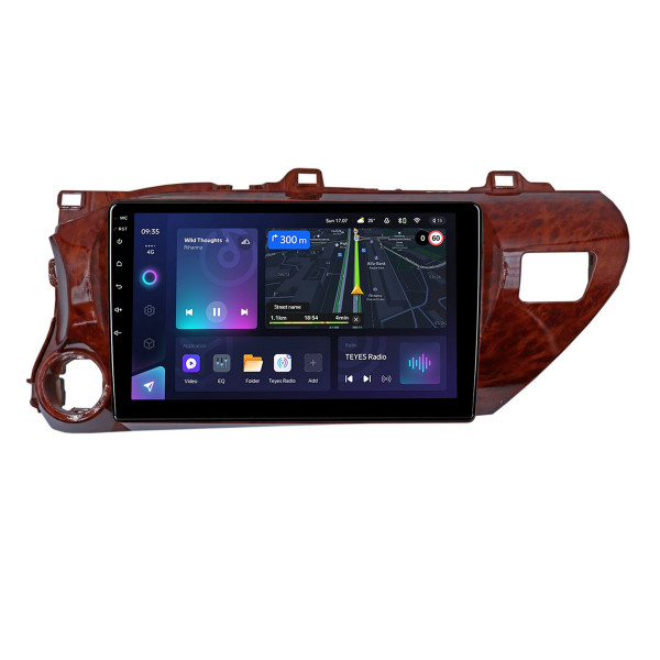 Штатна магнітола Teyes CC3L 4+32 Gb Toyota Hilux Pick Up AN120 2015-2020 Mahogany 10