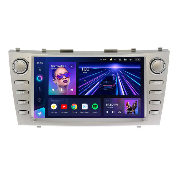 Штатна магнітола Teyes CC3 4+32 Gb Toyota Camry 6 XV 40 50 2006-2011 old with button 9