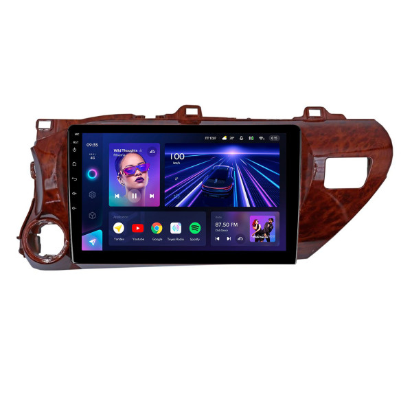 Штатна магнітола Teyes CC3 4+32 Gb Toyota Hilux Pick Up AN120 2015-2020 Mahogany 10