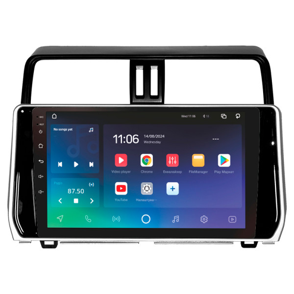 Штатна магнітола SIGMA PRO 10432 ANDROID 10 4+32 Gb 4G DSP Toyota Land Cruiser Prado 150 2018-2020 10