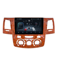 Штатна магнітола Teyes CC4 Pro 8+128 Gb Toyota Fortuner 1 AN50 AN60 HILUX Revo Vigo 2008-2014 brown 9" 2k
