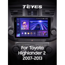 Штатная магнитола Teyes CC3 2k 6+128 Gb 360° Toyota Highlander 2 XU40 2007-2013 (F1) 10″
