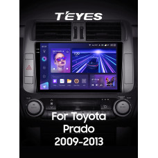 Штатная магнитола Teyes CC3 2k 6+128 Gb 360° Toyota Land Cruiser Prado 150 2009-2013 (B) 9″