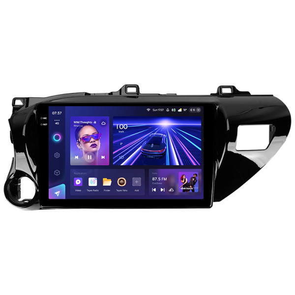 Штатная магнитола Teyes CC3 2k 4+64 Gb Toyota Hilux Pick Up AN120 2015-2020 10″