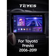 Штатная магнитола Teyes CC3 2k 6+128 Gb Toyota Previa XR50 2006-2019 9″