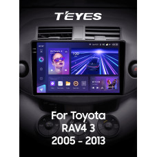 Штатная магнитола Teyes CC3 2k 6+128 Gb 360° Toyota RAV4 3 XA30 2005-2013 (F2) 10″