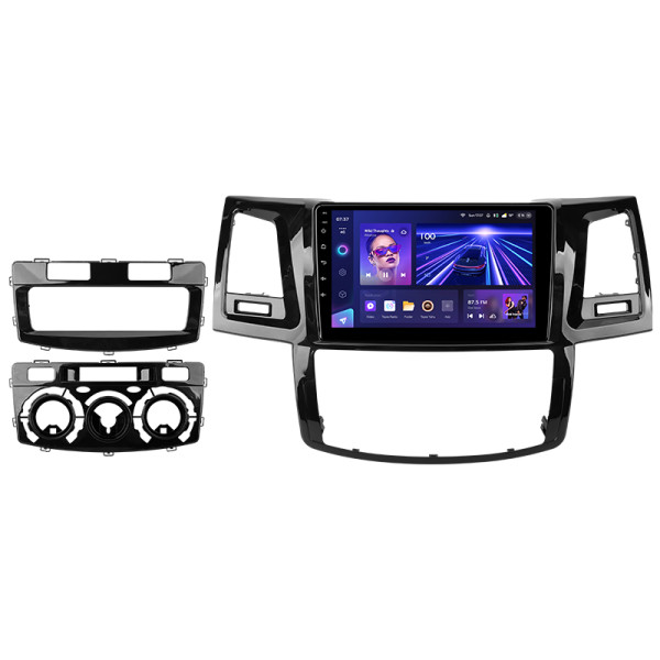 Штатная магнитола Teyes CC3 2k 4+32 Gb Toyota Fortuner 1 AN50 AN60, Hilux Revo/Vigo 2005-2007 (F2) 9″
