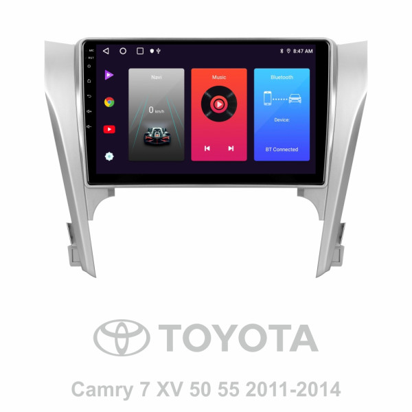 Штатная магнитола Sigma F10216 2+32 Gb Toyota Camry 7 XV 50 55 2011-2014 (A) 10″