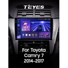 Штатная магнитола Teyes CC3 2k 6+128 Gb для Toyota Camry 7 XV 50 55 2014-2017 (A) 10″