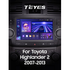 Штатная магнитола Teyes CC3 2k 6+128 Gb 360° Toyota Highlander 2 XU40 2007-2013 (F3) 9″