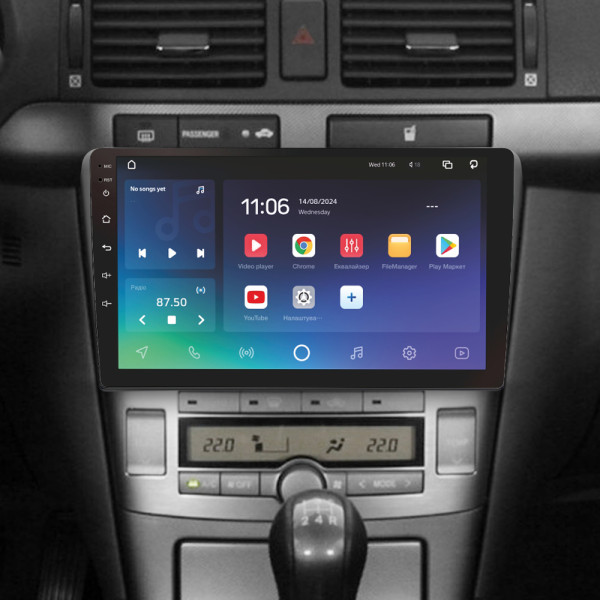 Штатная магнитола Sigma Pro 9464 4+64 Gb Toyota Avensis T250 2 2003-2009 9″