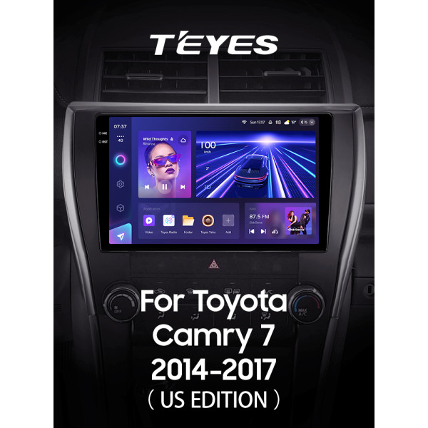 Штатна магнітола Teyes CC3 4+64 Gb Toyota Camry 7 XV 50 55 North America 2014-2017 (A) 10