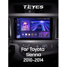 Штатна магнітола Teyes CC3 6+128 Gb з коловим оглядом 360° Toyota Sienna 3 XL30 2010 - 2014 9" 2k
