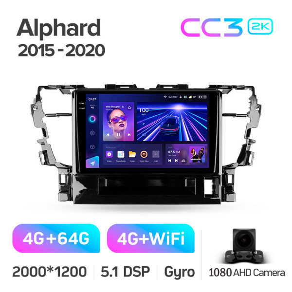 Штатна магнітола Teyes CC3 4+64 Gb Toyota Alphard H30 2015-2020 10