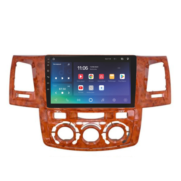 Штатна магнітола SIGMA PRO 9464 ANDROID 10 4+64 Gb 4G DSP Toyota Fortuner 1 AN50 AN60 HILUX Revo Vigo 2008-2014 brown 9