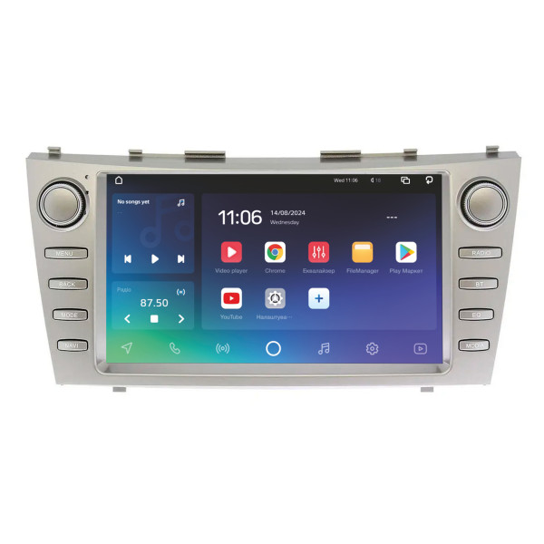 Штатна магнітола SIGMA X9464 ANDROID 10 4+64 Gb 4G DSP Toyota Camry 6 XV 40 50 2006-2011 old with button 9