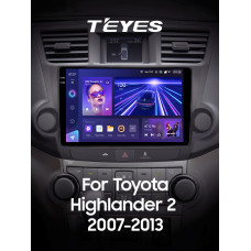 Штатная магнитола Teyes CC3 2k 4+64 Gb Toyota Highlander 2 XU40 2007-2013 (F2) 10″
