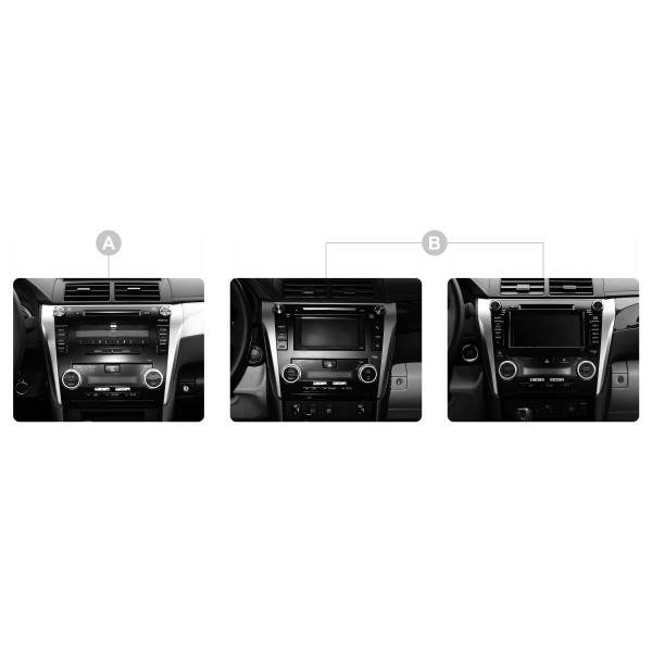 Штатная магнитола Sigma F10216 2+32 Gb Toyota Camry 7 XV 50 55 2011-2014 (A) 10″