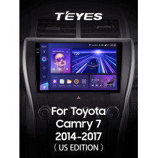 Штатная магнитола Teyes CC3 2k 4+32 Gb Toyota Camry 7 XV 50 55 North America 2014-2017 (B) 10″