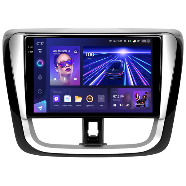 Штатная магнитола Teyes CC3 2k 4+64 Gb Toyota Vios, Yaris L 2016-2019 10″