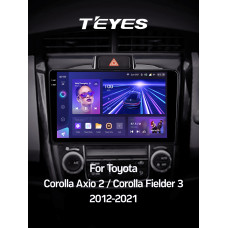 Штатная магнитола Teyes CC3 2k 6+128 Gb Toyota Corolla Axio 2/Fielder 3 E160 2012-2021 9″
