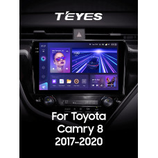 Штатна магнітола Teyes CC3 6+128 Gb з коловим оглядом 360° Toyota Camry 8 XV 70 2017-2020 10" 2k