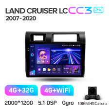 Штатная магнитола Teyes CC3 2k 4+32 Gb Toyota Land Cruiser 70 Series LC 79 2007-2020 9″