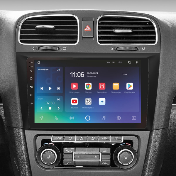Штатна магнітола SIGMA PRO 9432 ANDROID 10 4+32 Gb 4G DSP Volkswagen Golf 6 2008-2016 9