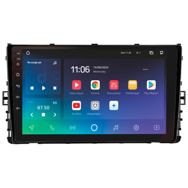 Штатна магнітола SIGMA PRO 9432 ANDROID 10 4+32 Gb 4G DSP Volkswagen Jetta 7 2018-2022 9